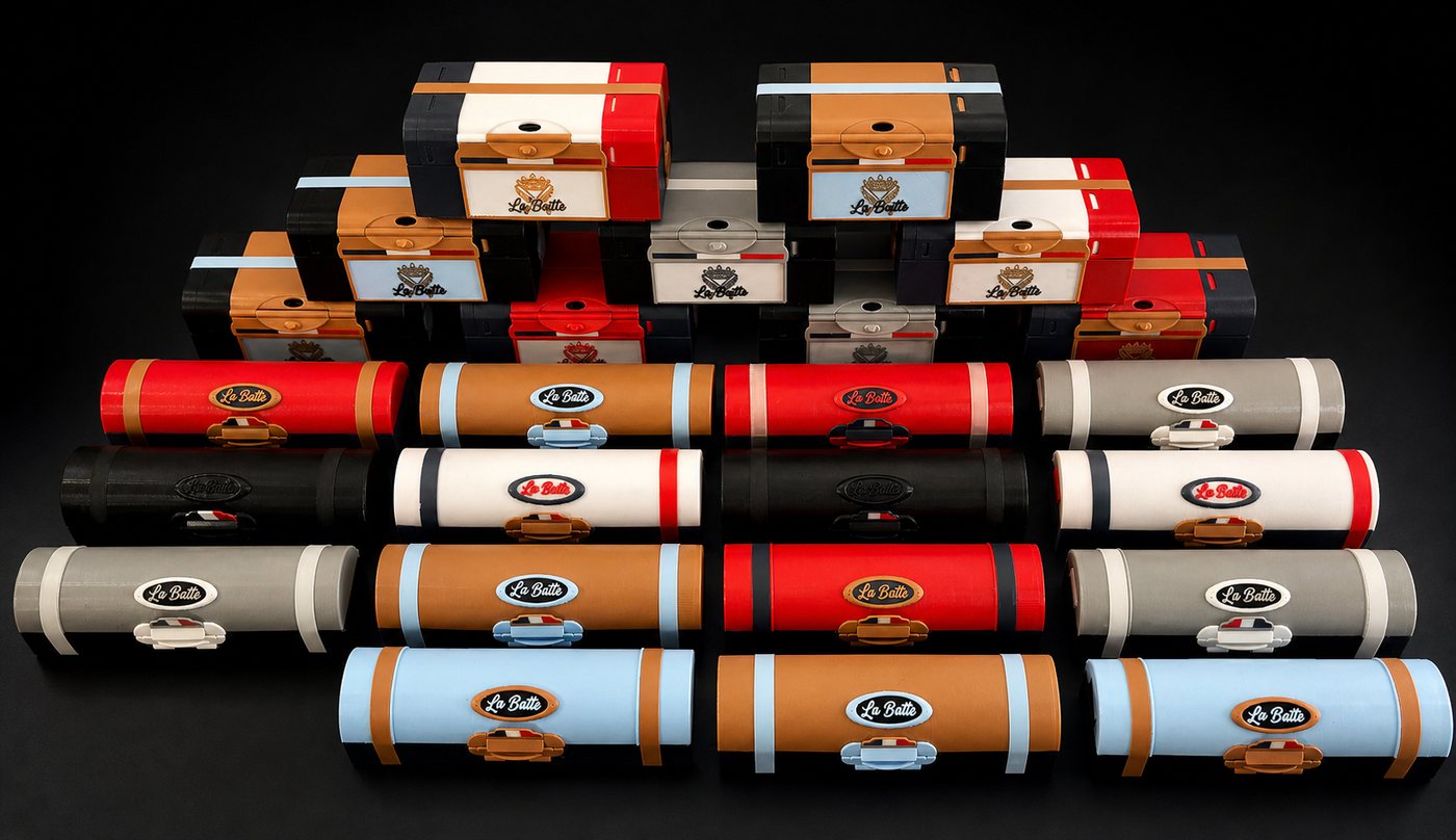 La famille des prototypes — Box et Rouleuses de toutes les collections, photo réelle